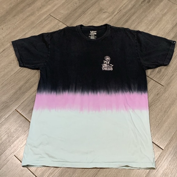 Vans Tie-dye Festival Screen Print Front/Back Short Sleeve 100% Cotton size L - Picture 6 of 11